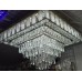Kристален пеещ полилей ,Kare 6239/60х60 см CH Хром , 4xE14+ 84W LED+ RGB диоди + MP3 + BLUETOOTH,Размер:60х60 см